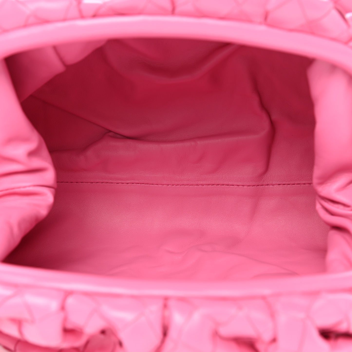 Nappa Maxi Intrecciato The Pouch Oversized Clutch Pink