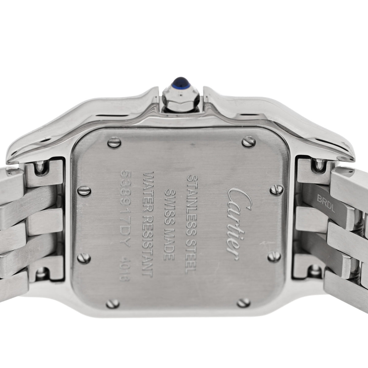 Cartier Stainless Steel Diamond 27mm Panthere Quartz Watch 4 of 5