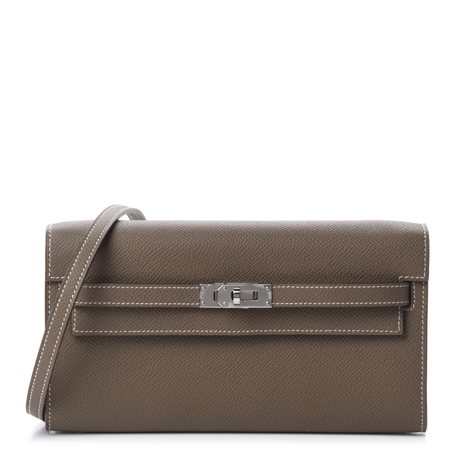 Hermes Epsom Kelly Wallet To Go Etoupe 1 of 10
