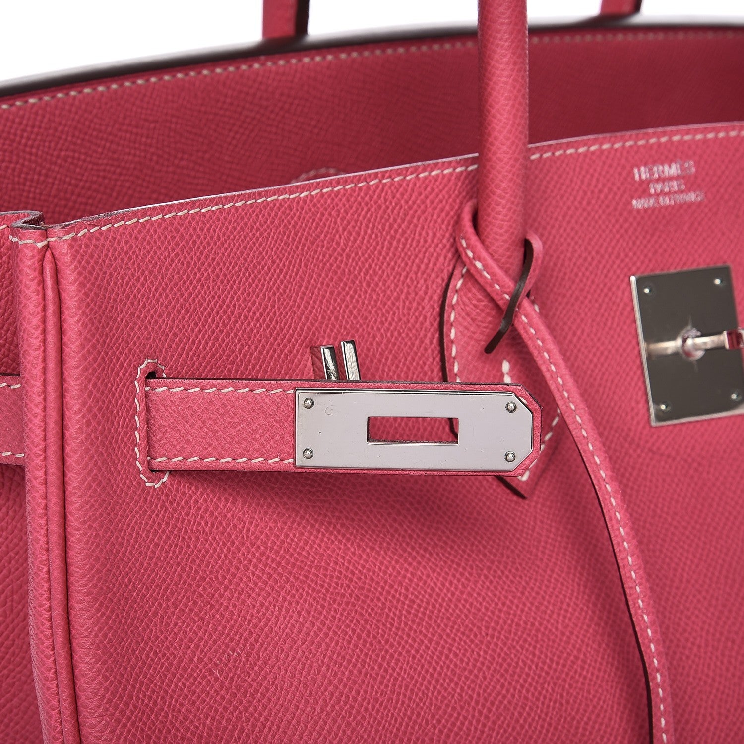 Hermes Epsom Candy Birkin 35 Rose Tyrien Rubis 8 of 41