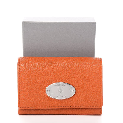 Mulberry Soft Grain Calfskin French Purse Wallet Pumpkin 6 of 6