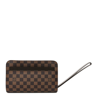 Louis Vuitton Damier Ebene Pochette Saint Louis Clutch 1 of 9