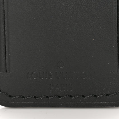 Louis Vuitton Calfskin Luggage Tag Black 3 of 3
