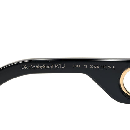 Christian Dior DiorBobbySport M1U Shield Sunglasses Black 6 of 8