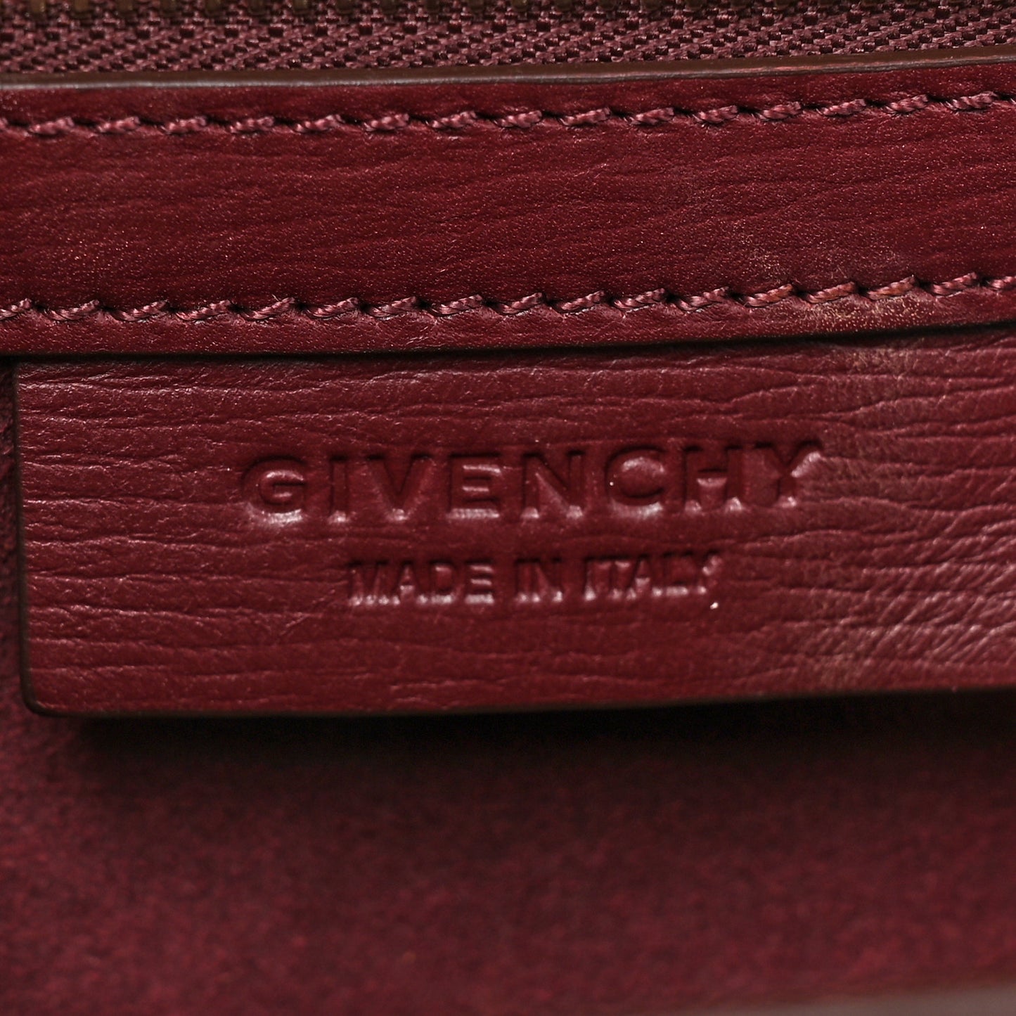 Textured Calfskin Mini Pandora Box Chain Crossbody Bag Oxblood