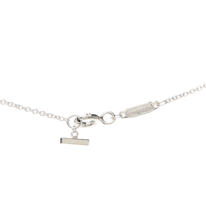 Tiffany Sterling Silver Large T Smile Pendant Necklace 4 of 6