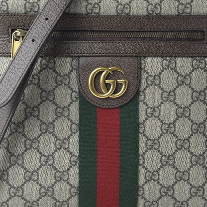 Gucci GG Supreme Monogram Web Small Ophidia Messenger Bag Brown 10 of 10