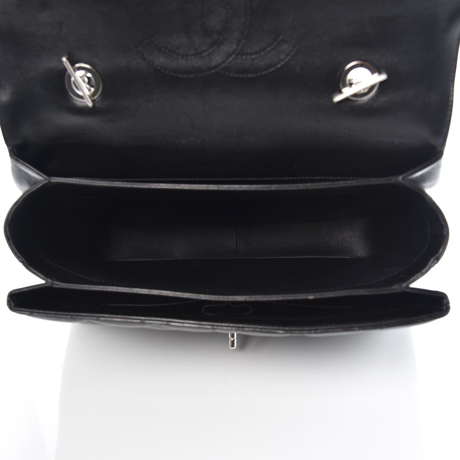 Chanel Lambskin Quilted Large Trendy CC Dual Handle Flap Bag Black 5 of 13