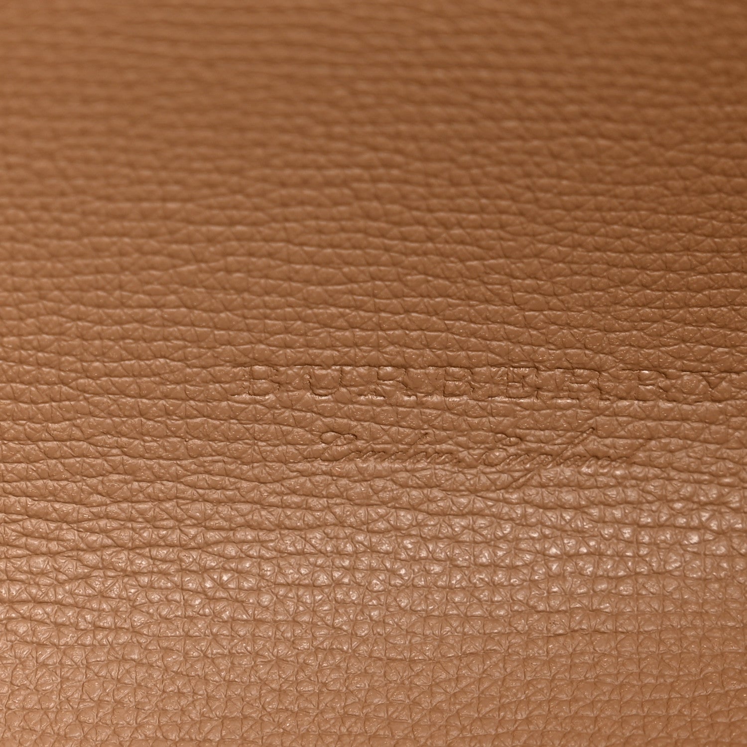 Burberry Grainy Calfskin Haymarket Check Medium Reversible Tote Camel 10 of 20