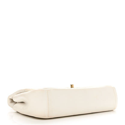 Chanel Lambskin A Real Catch Flap Bag White 4 of 15
