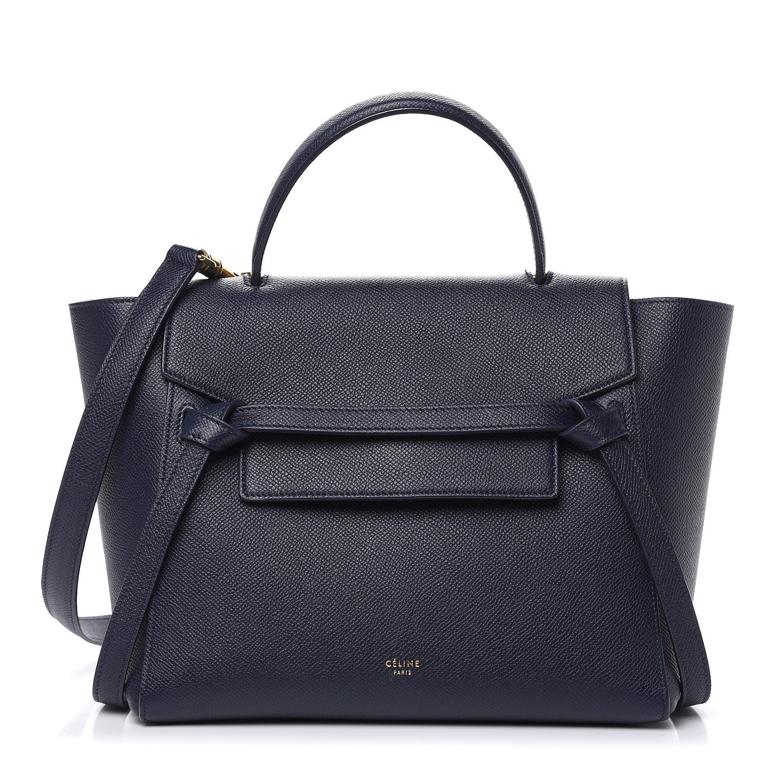 Celine Baby Grained Calfskin Micro Belt Bag Midnight 1 of 9