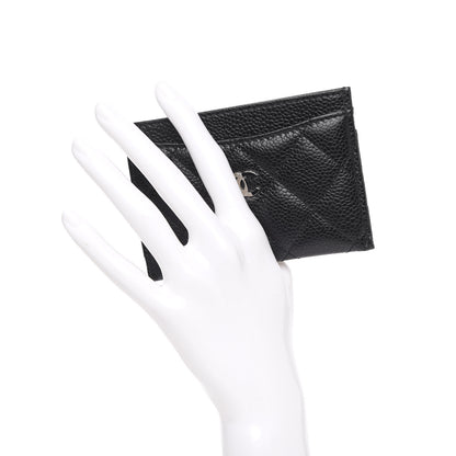 Chanel Caviar Quilted Card Holder Black 2 of 9