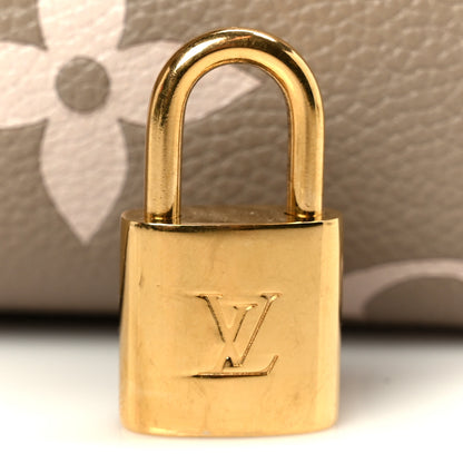 Louis Vuitton Empreinte Monogram Giant Speedy Bandouliere 20 Creme Beige 8 of 12