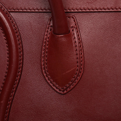 Celine Smooth Calfskin Mini Luggage Burgundy 9 of 16