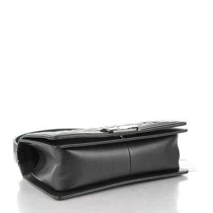 Chanel Caviar Quilted Medium Boy Flap So Black 4 of 8