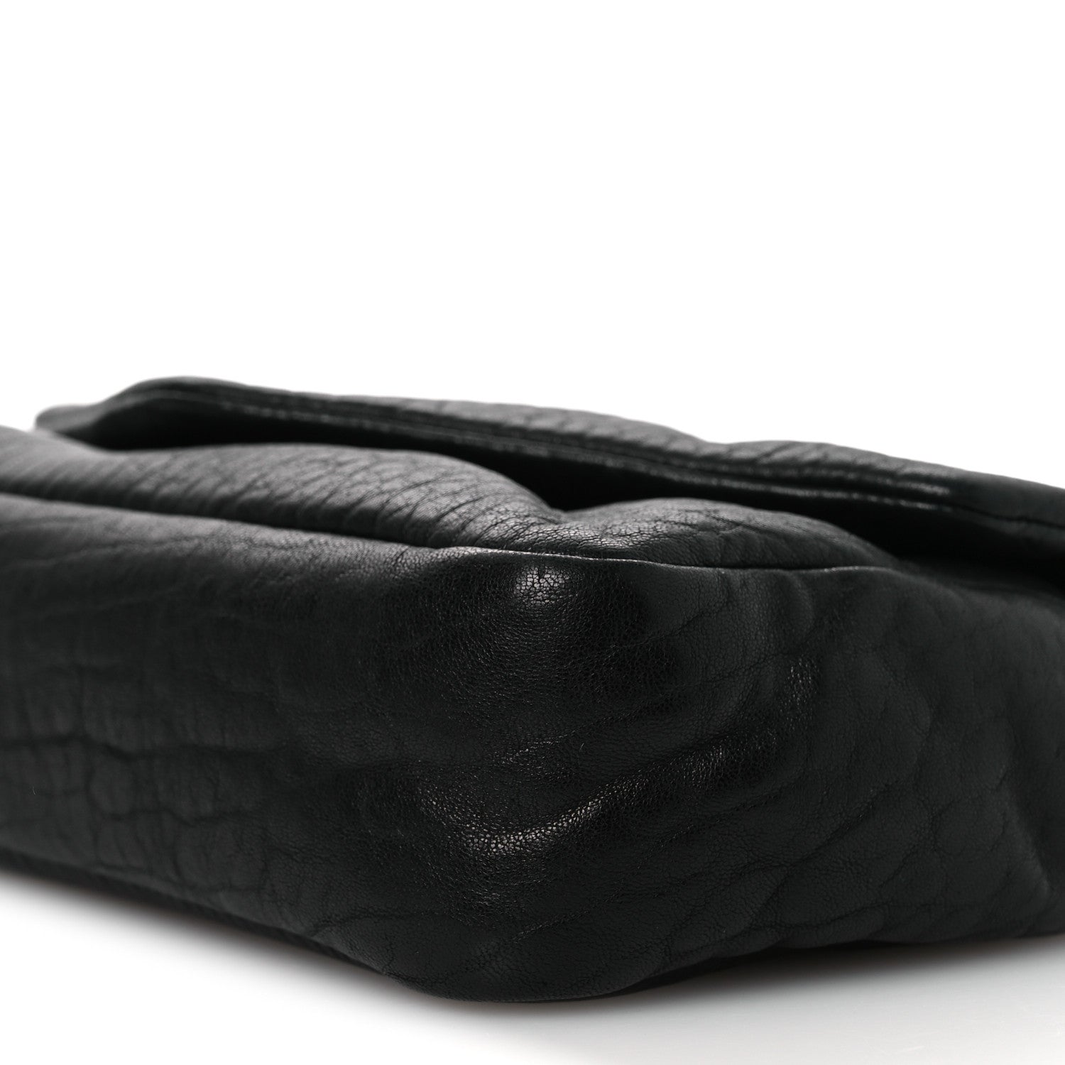 Saint Laurent Plunged Lambskin Calypso Black 10 of 10