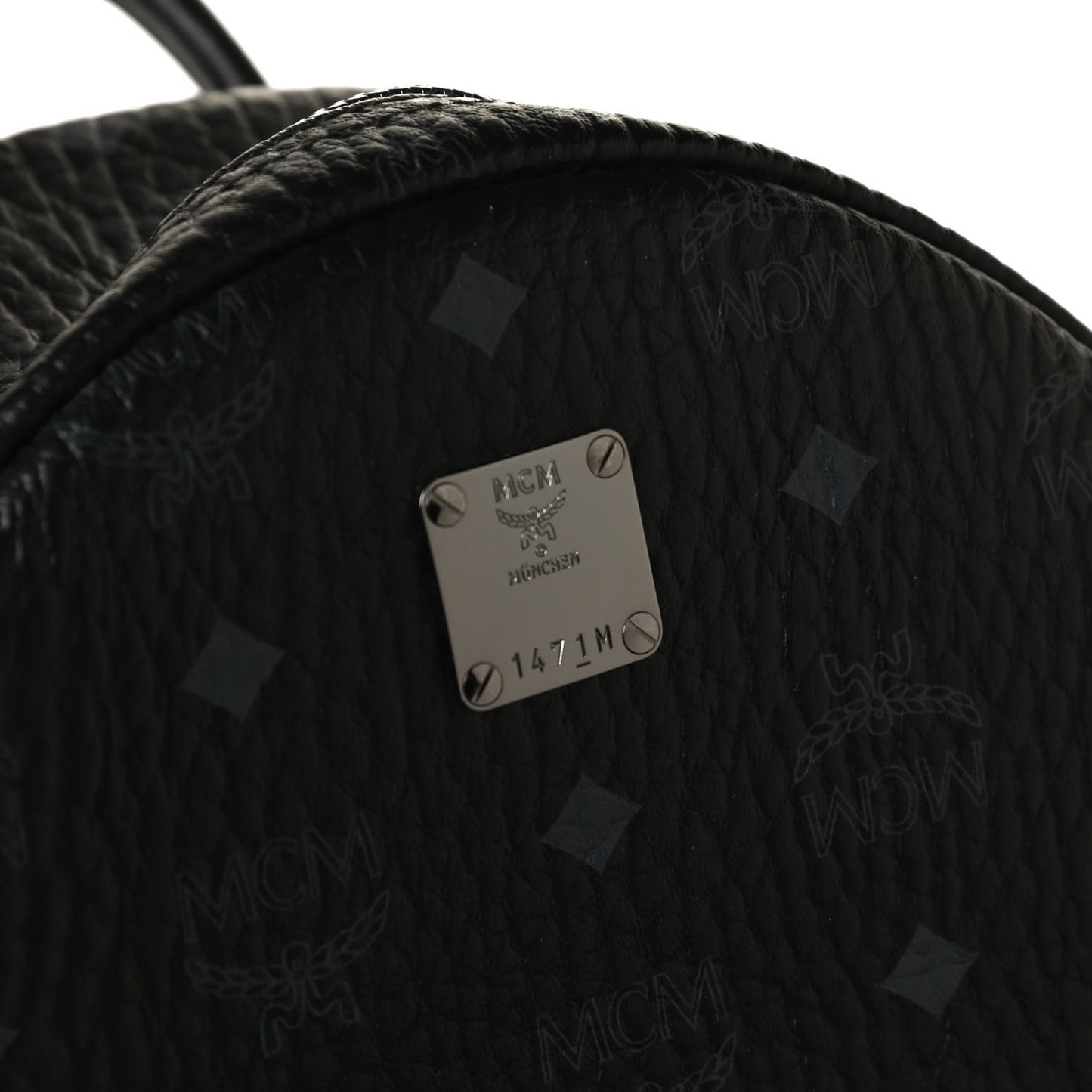 Visetos Small Side Stud Stark Backpack Black