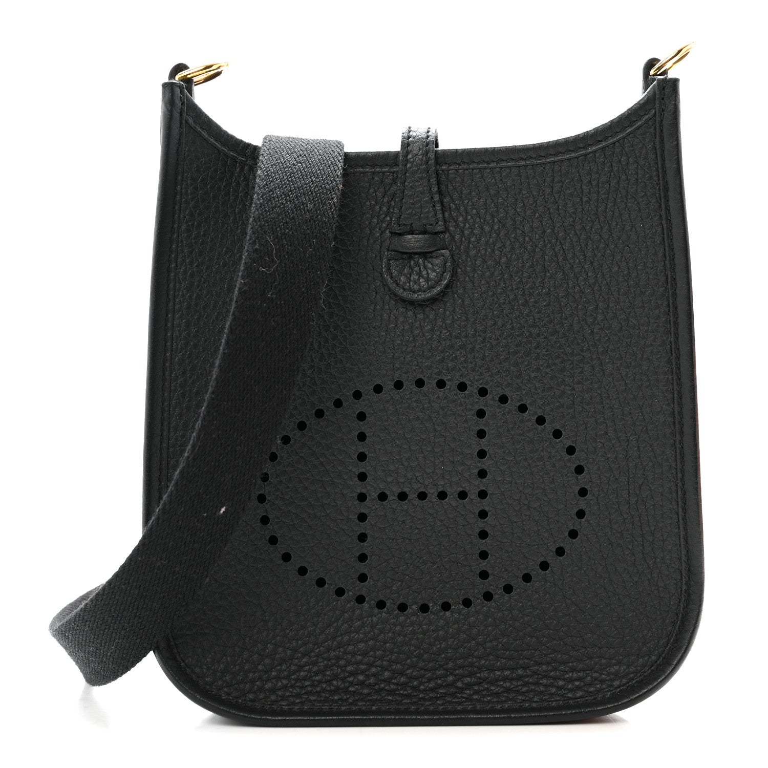 Hermes Taurillon Clemence Evelyne TPM Black 1 of 11