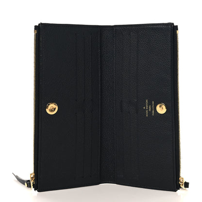 Louis Vuitton Empreinte Adele Wallet Black 5 of 8