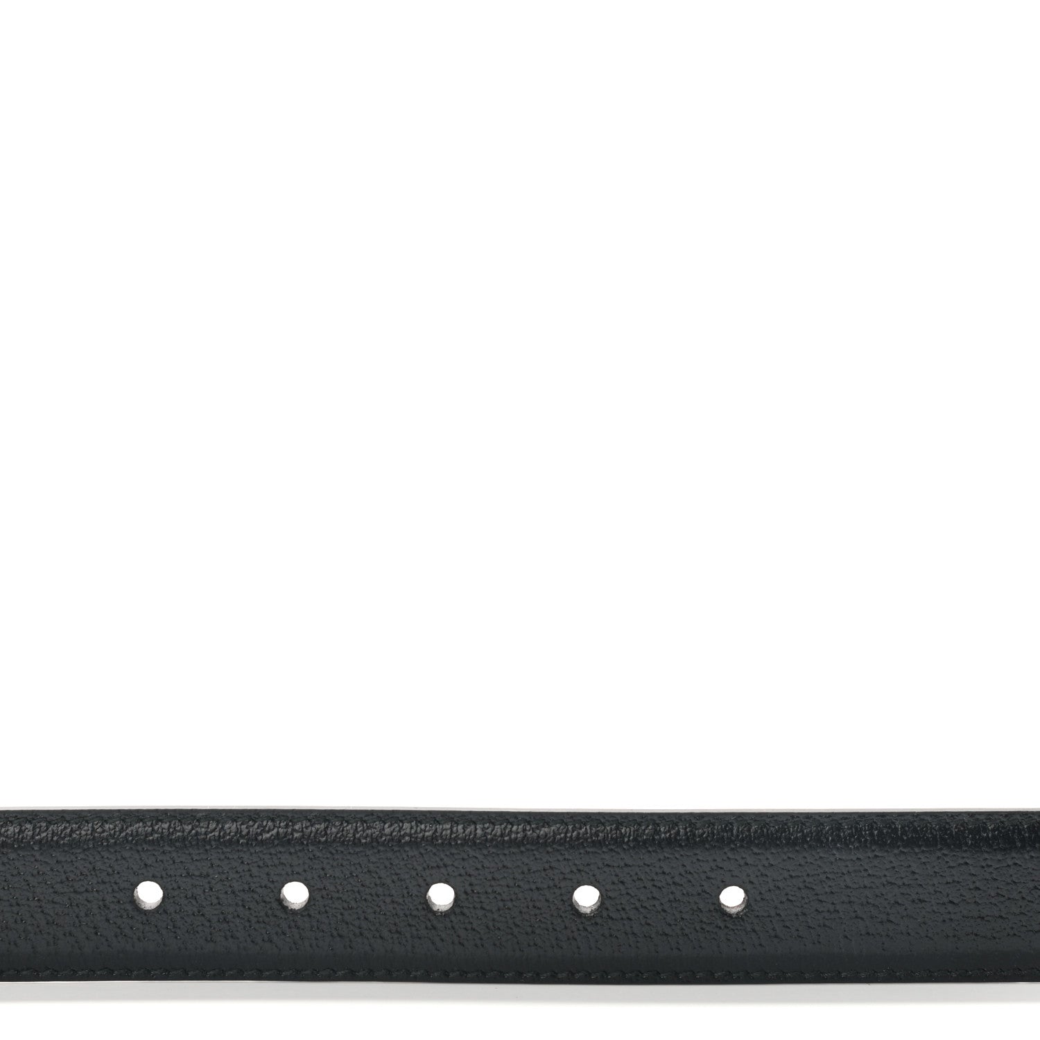 Gucci Textured Dollar Calfskin 30mm Belt 90 36 Black 5 of 5
