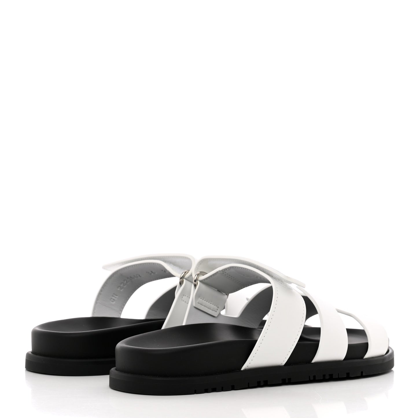 Calfskin Womens Chypre Sandals 36 White