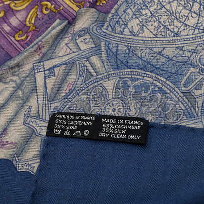 Hermes Cashmere Silk Azulejos Scarf 90 4 of 4
