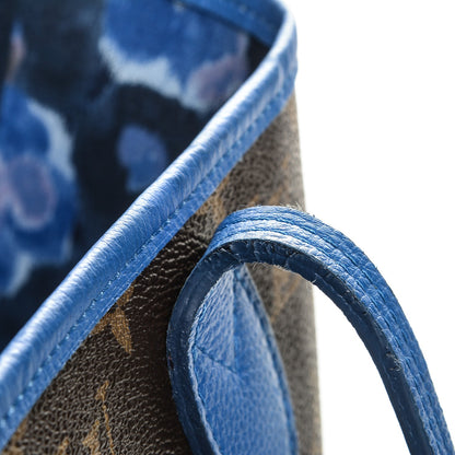 Louis Vuitton Monogram Articles de Voyage Ikat Neverfull MM Grand Blue 9 of 10