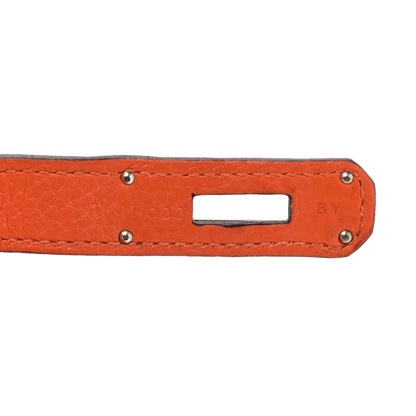 Taurillon Clemence Birkin 35 Orange