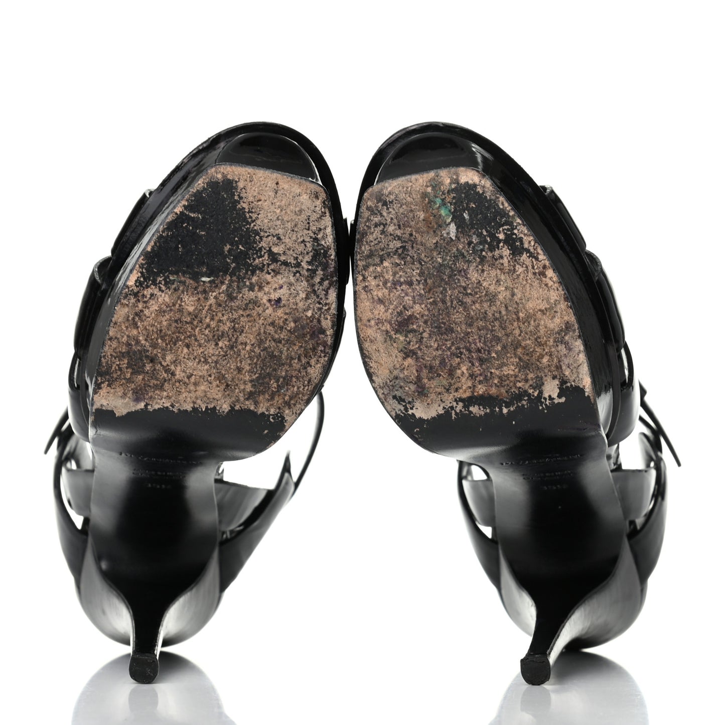 Patent Tribute 105 Platform Sandals 35.5 Black