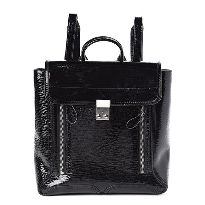 3.1 Phillip Lim 3.1 Patent Pashli Backpack Black 1 of 11