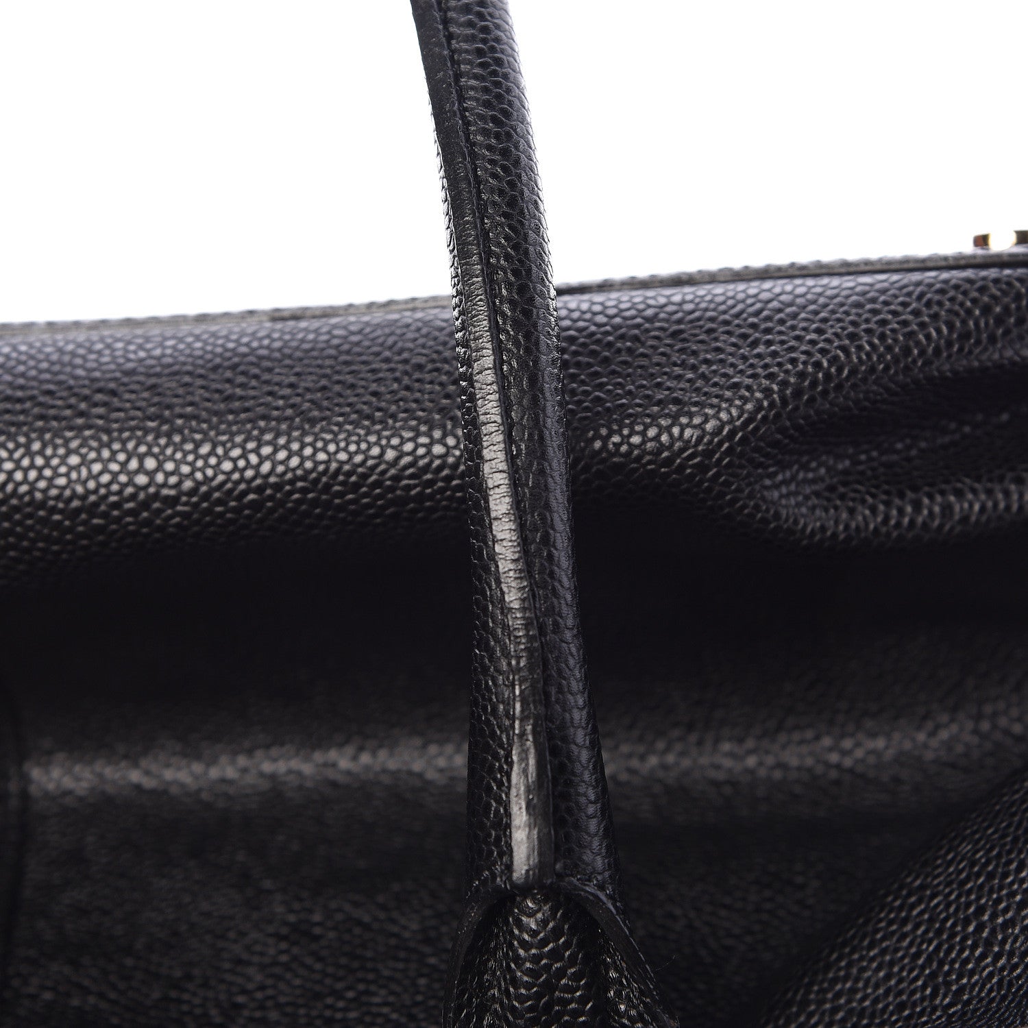 Chanel Caviar CC Tote Black 8 of 16