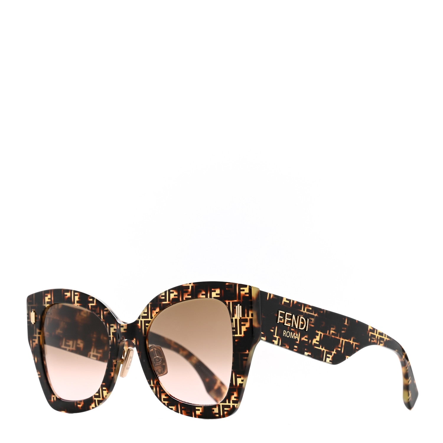 Fendi Acetate Fendi Roma Sunglasses FF 0452/F/S Havana 1 of 8