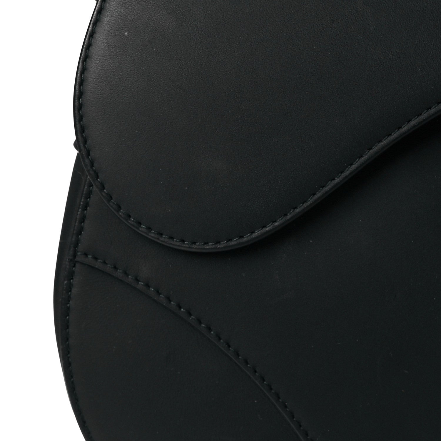 Christian Dior Ultra Matte Calfskin Saddle Bag Black 12 of 12