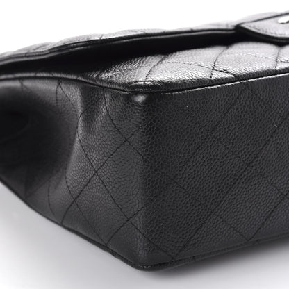 Chanel Caviar Quilted Jumbo Single Flap Black 7 of 12