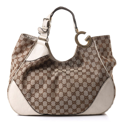 Gucci Monogram Charlotte Tote Off White 1 of 12