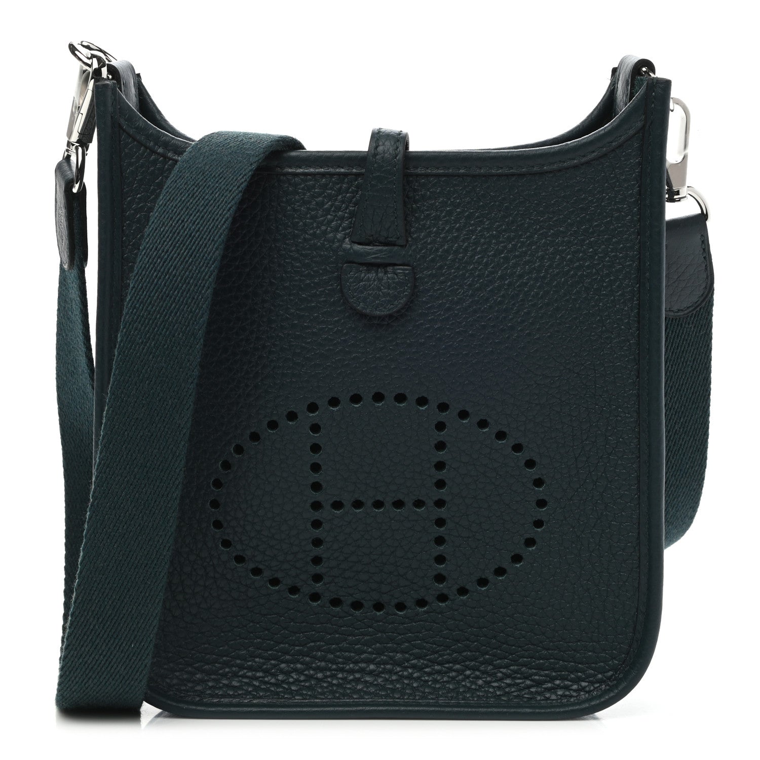 Hermes Taurillon Clemence Amazone Evelyne TPM Vert Cypress 1 of 9