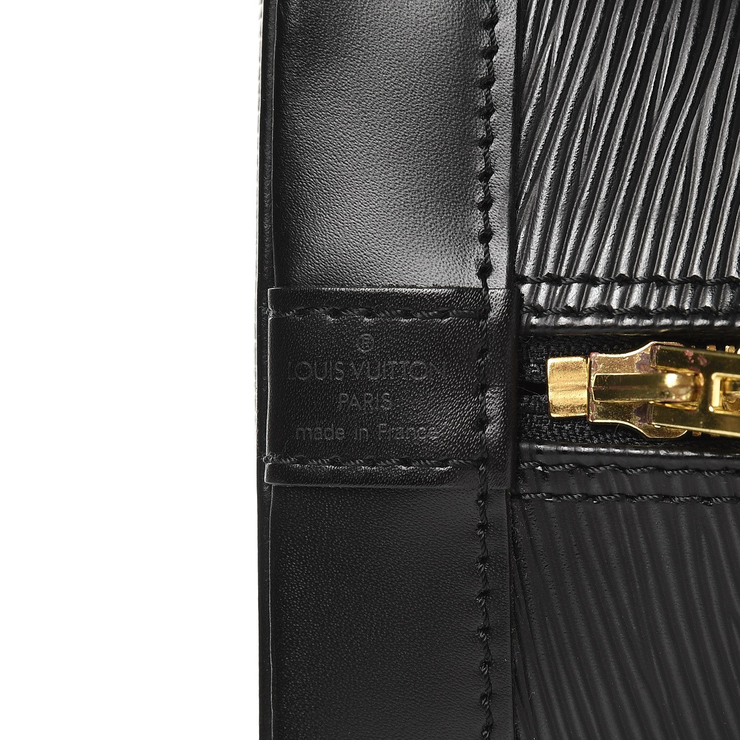 Louis Vuitton Epi Alma PM Black 6 of 7