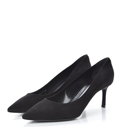Louis Vuitton Suede Rendez Vous Pumps 41 Black 3 of 9