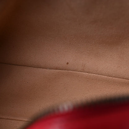 Gucci Calfskin Matelasse Small GG Marmont Chain Shoulder Bag Hibiscus Red 10 of 12