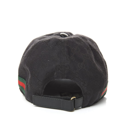 Gucci Monogram Web Baseball Hat XL Black 3 of 6