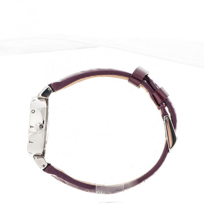 Louis Vuitton Stainless Steel Vernis Diamond Ruby 28mm Tambour Quartz Watch 4 of 7