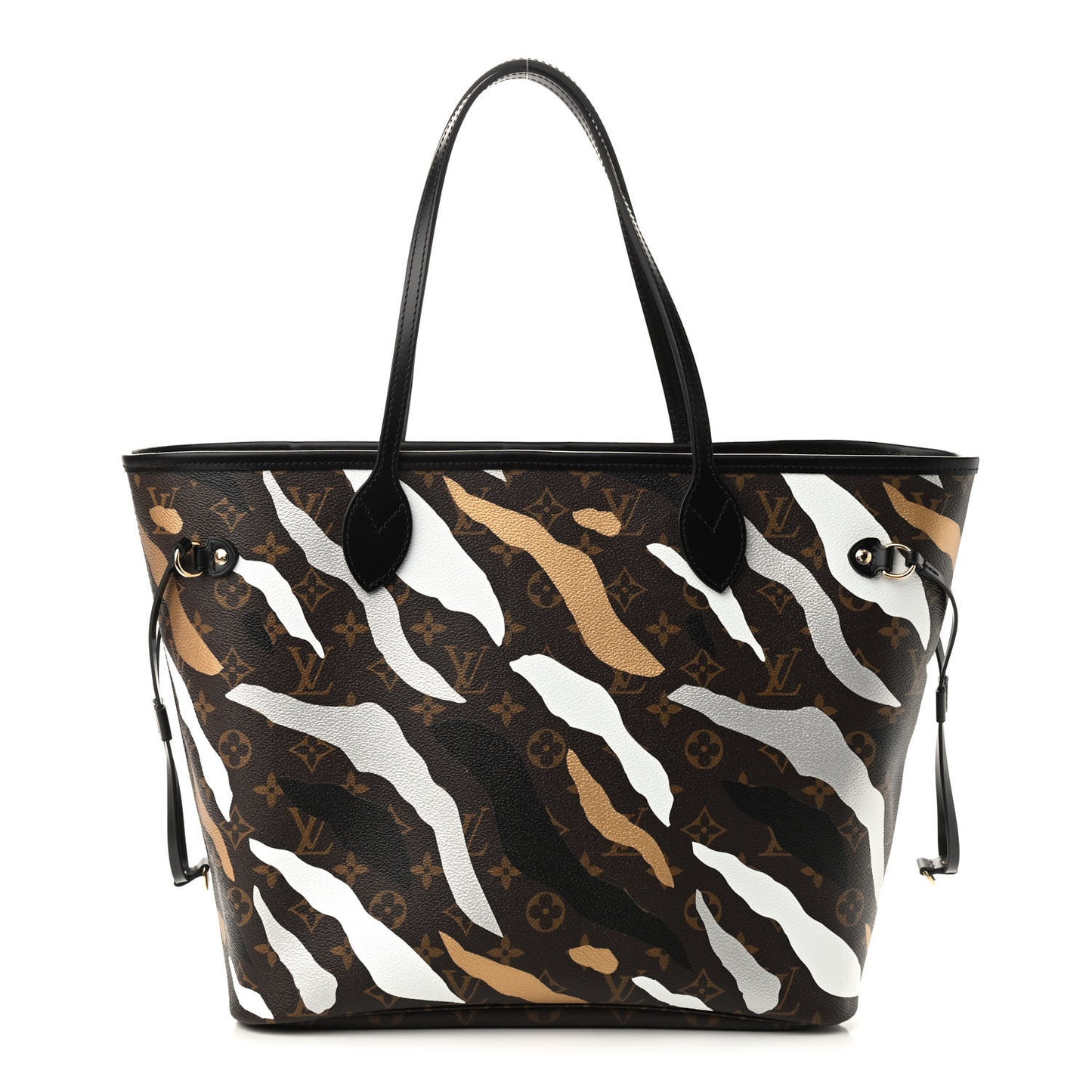 X LOL Monogram Neverfull MM Gold Silver