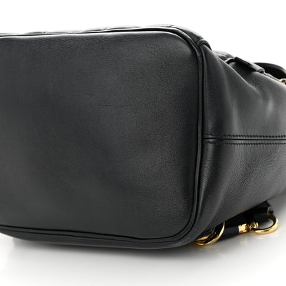 Chloe Calfskin Quilted Medium Faye Backpack Black 9 of 10
