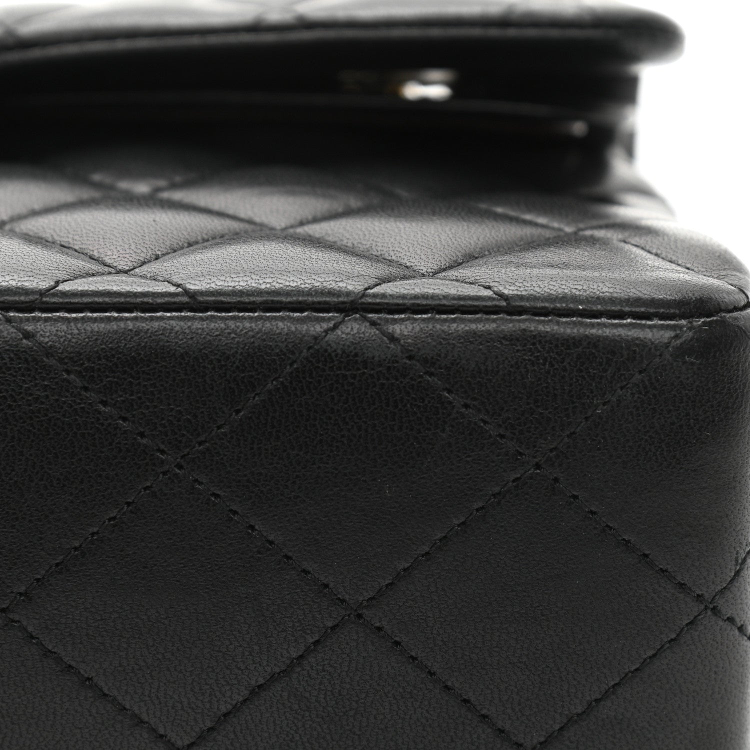 Chanel Lambskin Quilted Small Double Flap Black 13 of 13