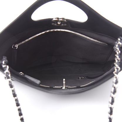 Chanel Aged Calfskin Quilted Large 31 Shopping Bag Black 5 of 11
