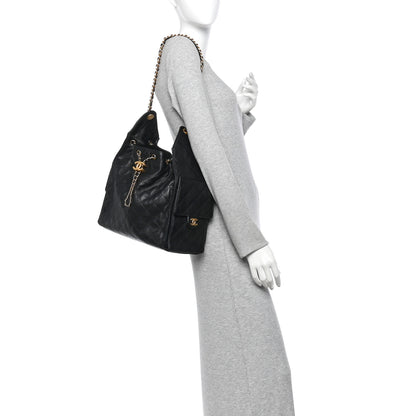 Chanel Caviar Quilted Medium Chanel 25 Handbag Black 2 of 12