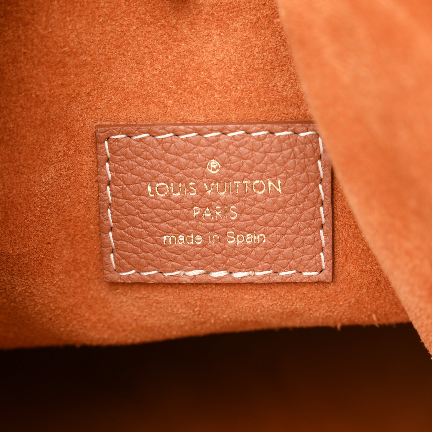 Grained Calfskin Low Key Hobo MM Cognac