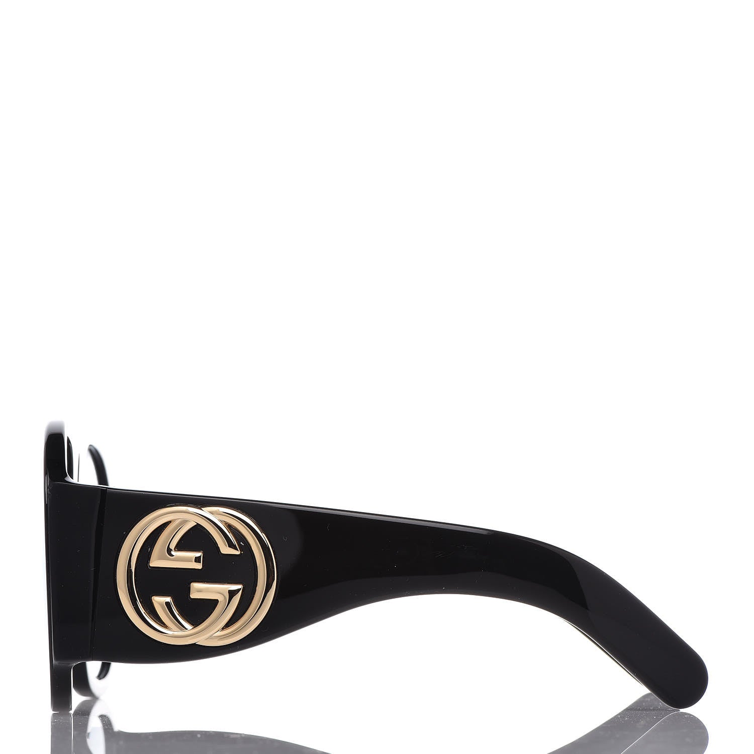 Gucci Oversized Aviator Sunglasses GG0152S Black 3 of 7