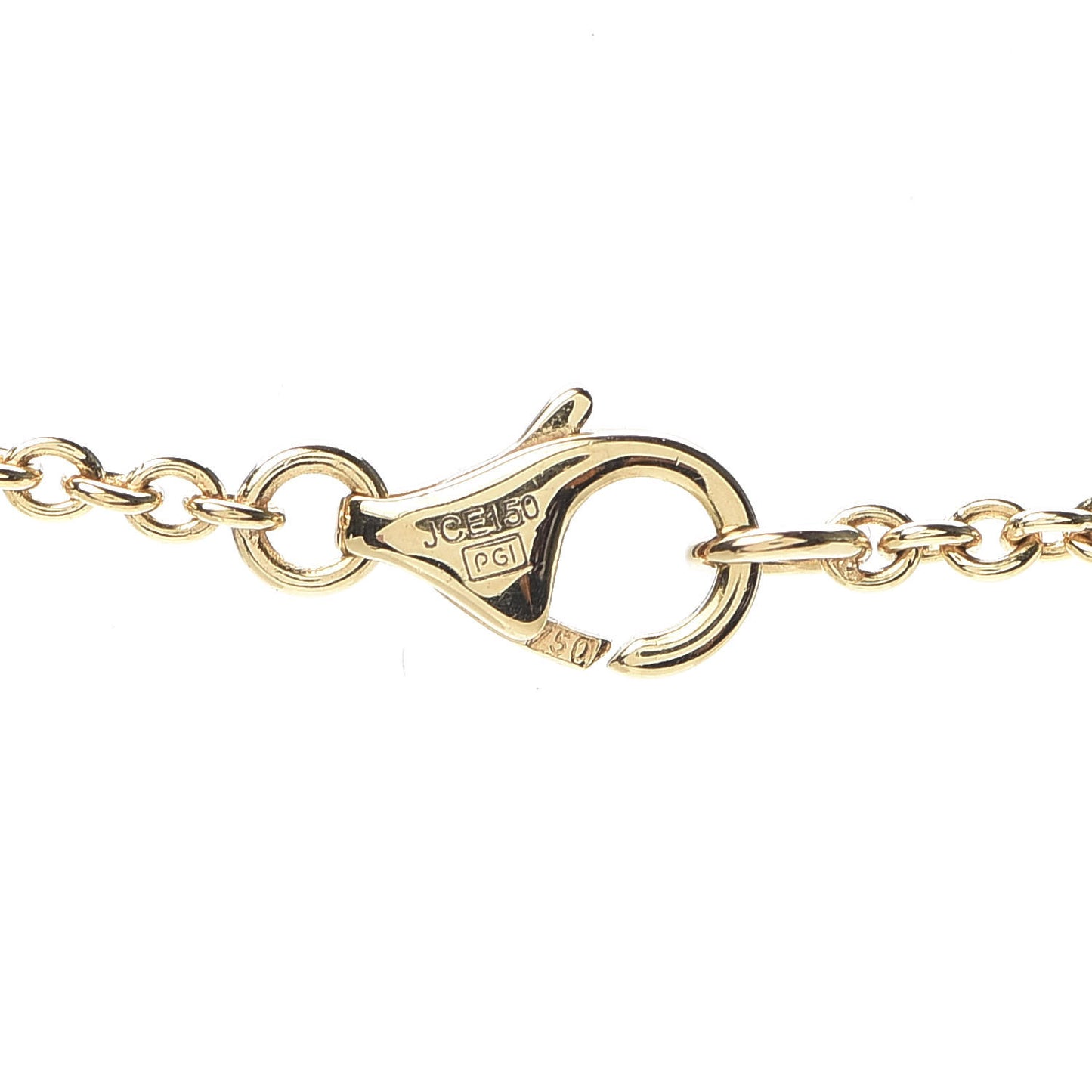 18K Yellow Gold Interlocking LOVE Necklace