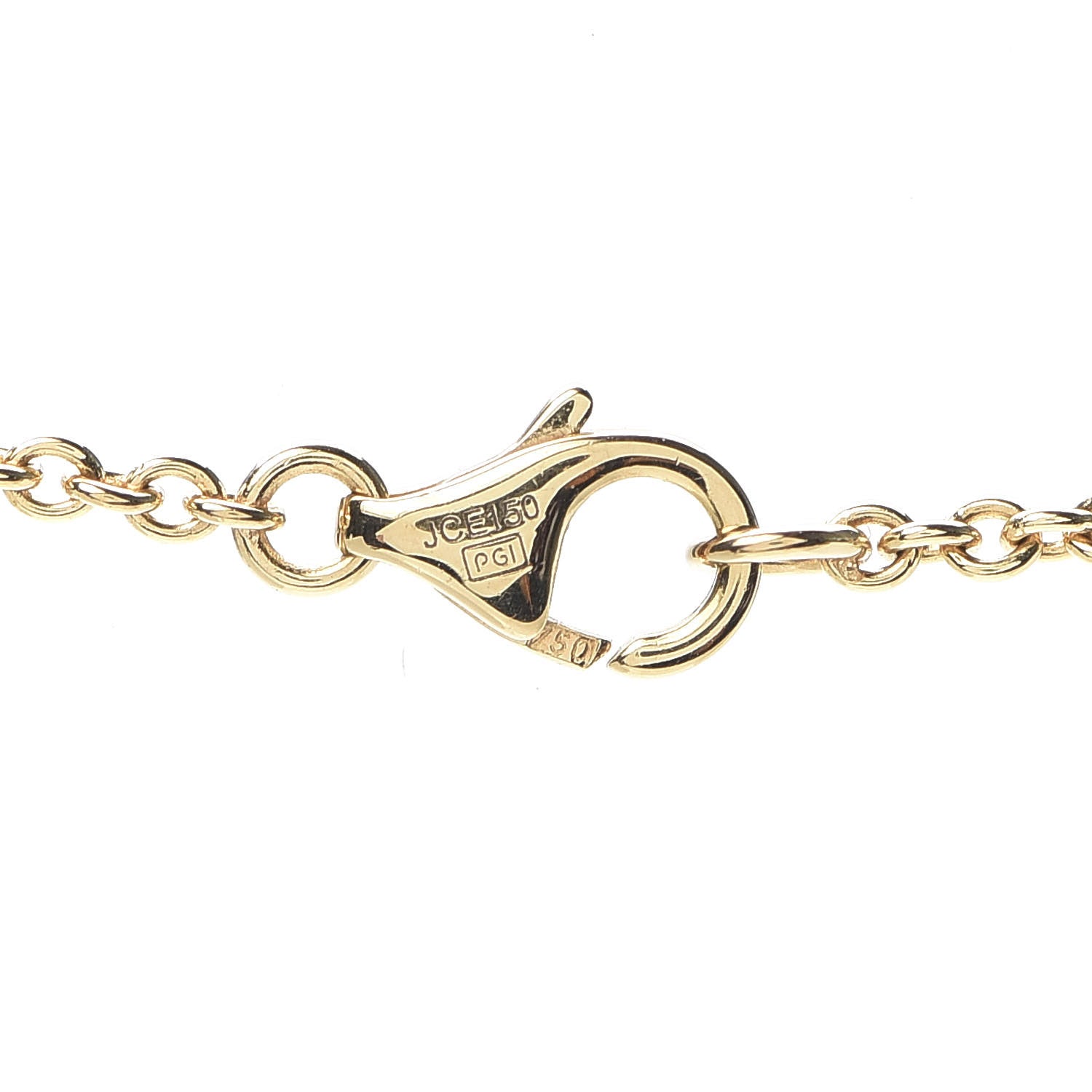 Cartier 18K Yellow Gold Interlocking LOVE Necklace 6 of 8